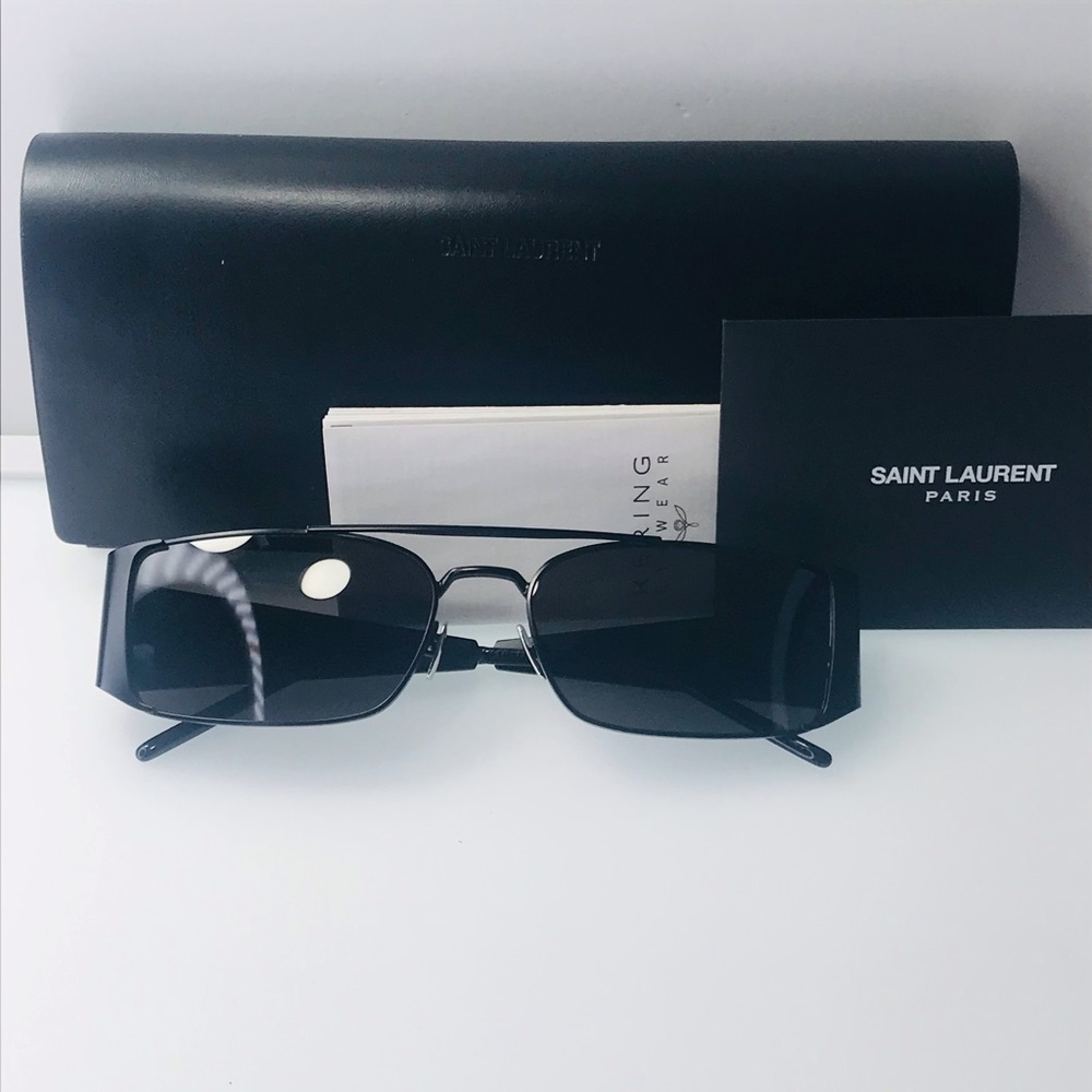 Authentic- New - Saint Laurent Sl366lenny  Black Sunglasses - Picture 13 of 16